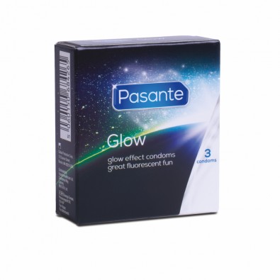 Pasante Glow (1op./3szt.) - prezerwatywy świecące w ciemności 10344