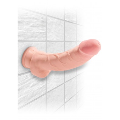 Sztuczny penis - miękka skóra i solidny rdzeń 10542