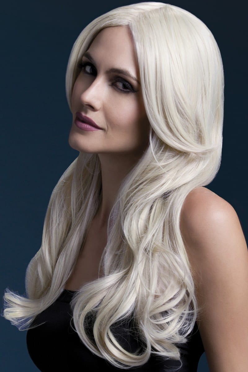 Blond peruka z długimi włosami