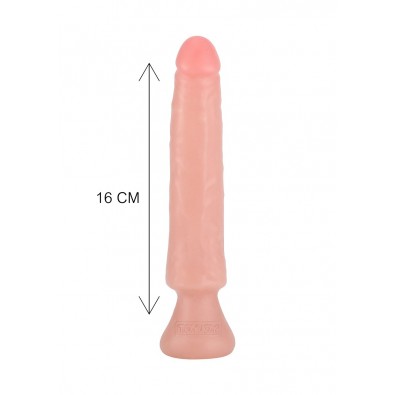 Smukłe cieliste dildo 11509