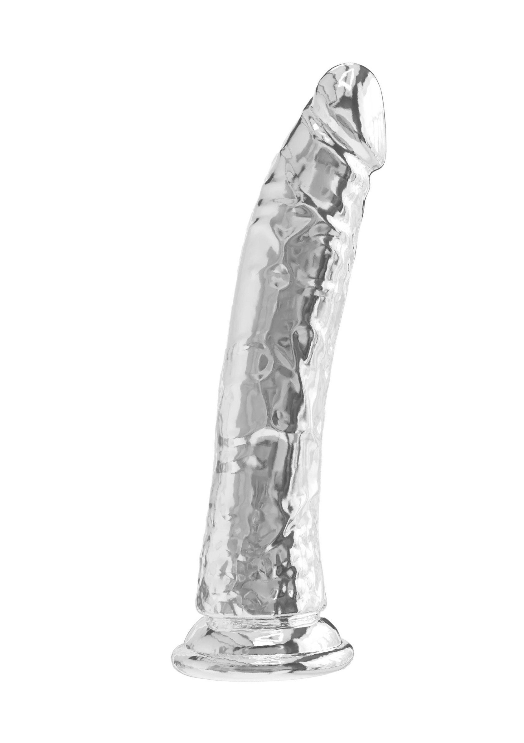 Przezroczyste dildo 24 cm