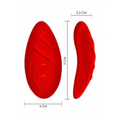 Czerwone majtki z masażerem na pilota 11672