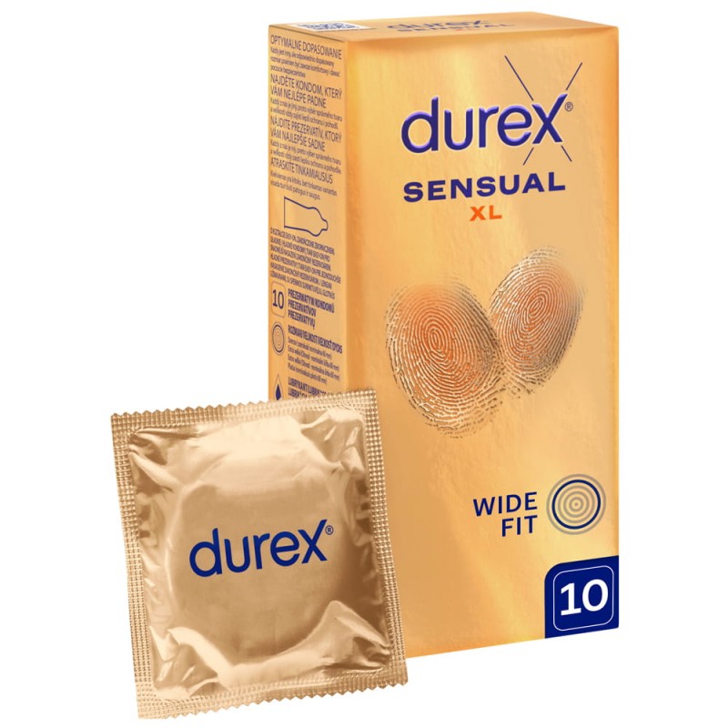 Durex Sensual XL prezerwatywy powiększone 10 szt. 11701