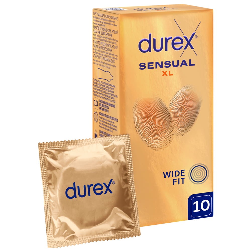 Durex Sensual XL prezerwatywy powiększone 10 szt.