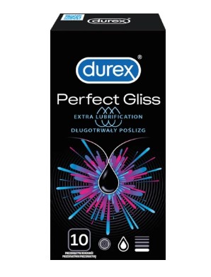 Prezerwatywy Durex Perfect Gliss pogrubione 10 szt.