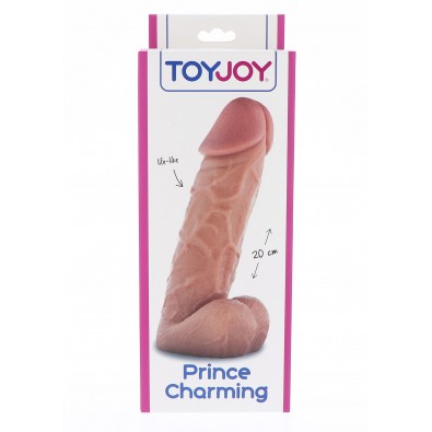 Sztuczny penis z jądrami 20 cm / 5,5 cm 11938
