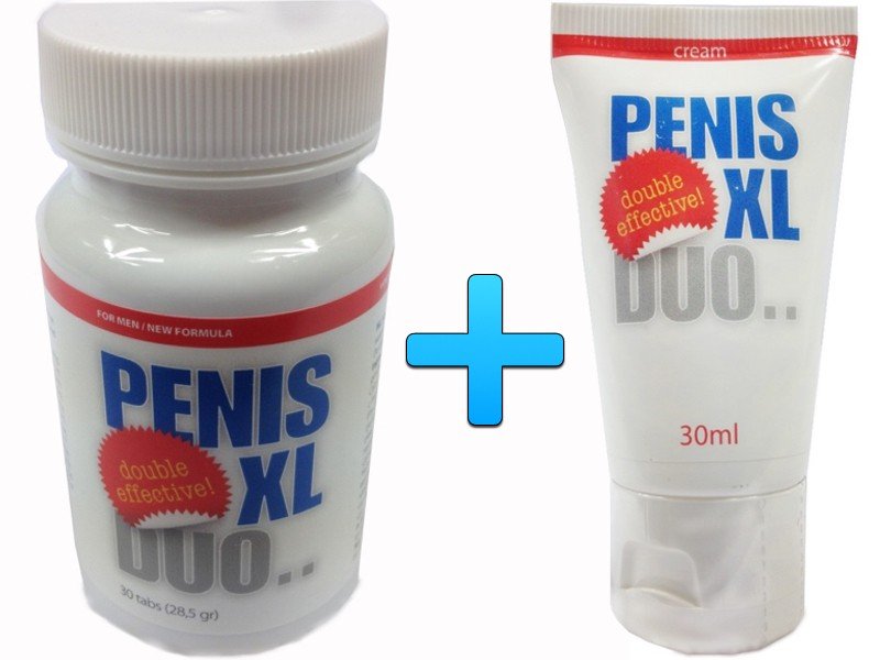 Zestaw Penis XL Duo: suplement diety - 30 tabletek + krem