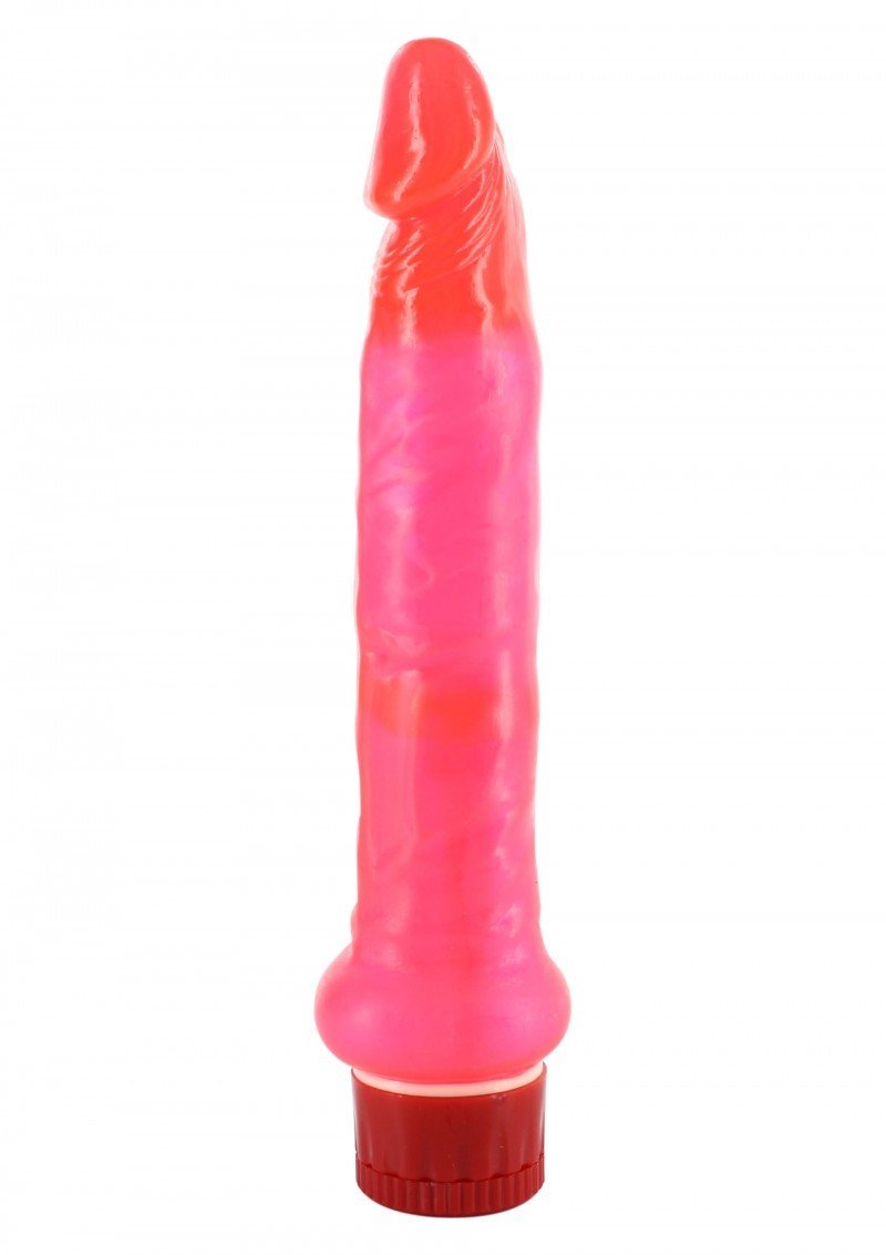 Żelowy wibrator waginalno-analny 19,5 cm