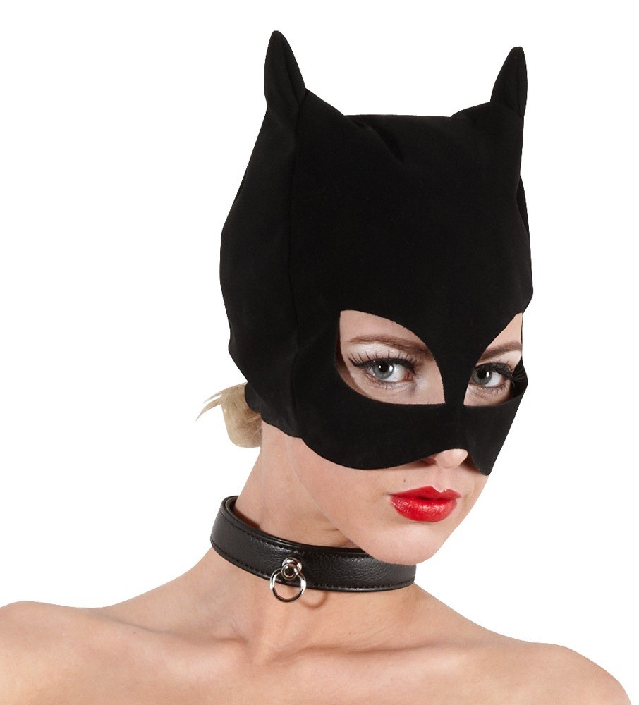 Czarna maska kuszącej kotki Bad Kitty