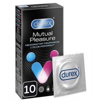 Prezerwatywy z wypustkami i lubrykantem opóźniającym stosunek Durex 10 szt. 9891