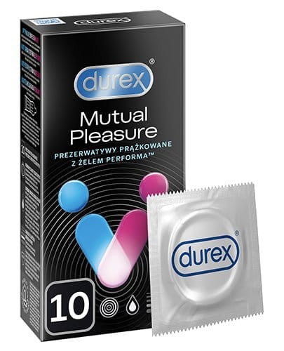 Prezerwatywy z wypustkami i lubrykantem opóźniającym stosunek Durex 10 szt.