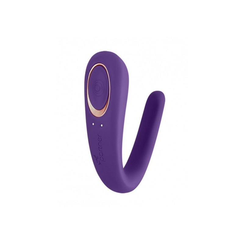 Fioletowy wibrator dla par Satisfyer - dziel się wibracjami 9913